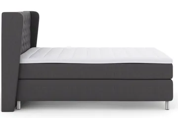 Select No 3 Komplett Sängpaket 140x200 Fast/Medium - Mörkgrå/Metall - Möbler - Sovrum - Sängar - Komplett Sängpaket