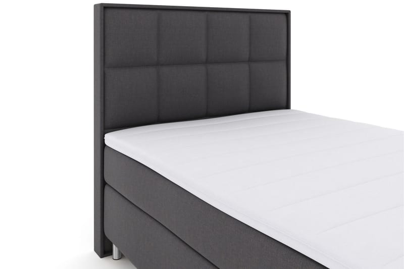 Select No 3 Komplett Sängpaket 140x200 Fast/Medium - Mörkgrå/Metall - Möbler - Sovrum - Sängar - Komplett Sängpaket