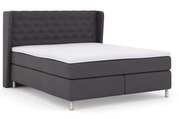 Select No 3 Komplett Sängpaket 160x200 Fast/Medium - Mörkgrå/Metall - Möbler - Sovrum - Sängar - Komplett Sängpaket