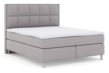 Select No 3 Komplett Sängpaket 180x200 Fast/Medium - Ljusgrå/Metall - Möbler - Sovrum - Sängar - Komplett Sängpaket