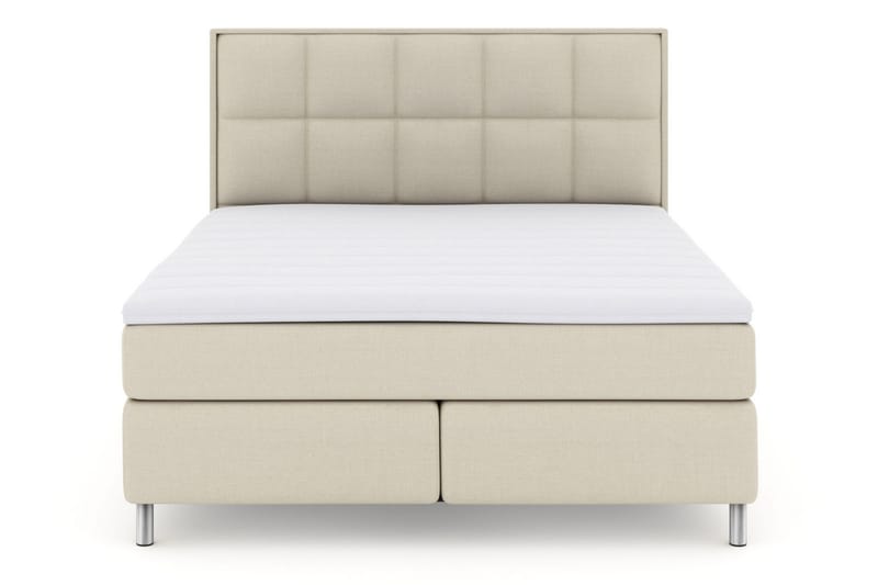 Select No 3 Komplett Sängpaket 180x200 Medium, Beige/Metall