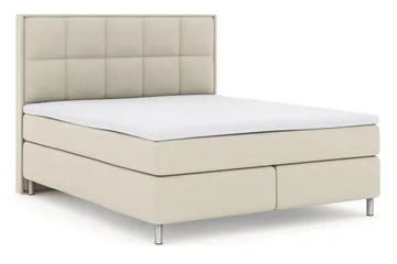 Select No 3 Komplett Sängpaket 210x210 Fast - Beige/Metall - Möbler - Sovrum - Sängar - Komplett Sängpaket