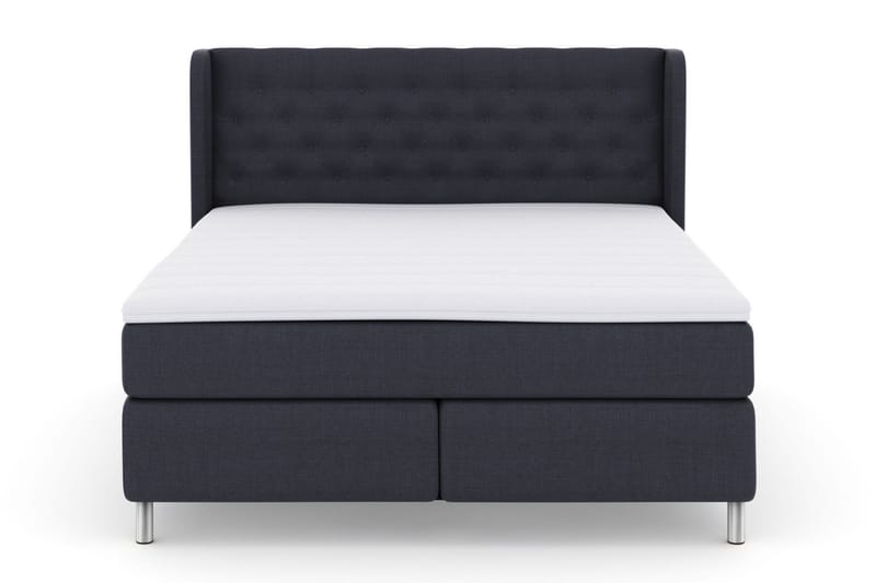 Select No 3 Komplett Sängpaket 210x210 Fast, Blå/Metall