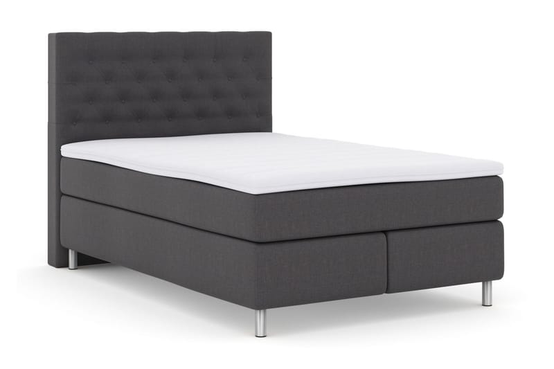 Select No 3 Kontinentalsäng 140x200 Fast - Mörkgrå/Metall - Möbler - Sovrum - Sängar - Kontinentalsängar