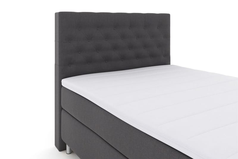 Select No 3 Kontinentalsäng 140x200 Fast - Mörkgrå/Metall - Möbler - Sovrum - Sängar - Kontinentalsängar