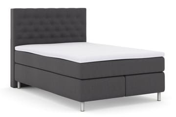 Select No 3 Kontinentalsäng 140x200 Fast/Medium - Mörkgrå/Metall - Möbler - Sovrum - Sängar - Kontinentalsängar
