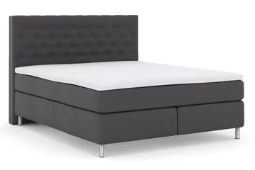 Select No 3 Kontinentalsäng 180x200 Fast - Mörkgrå/Metall - Möbler - Sovrum - Sängar - Kontinentalsängar