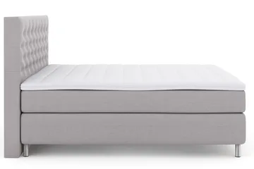 Select No 3 Kontinentalsäng 210x210 Fast - Ljusgrå/Metall - Möbler - Sovrum - Sängar - Kontinentalsängar