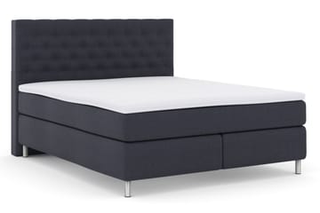 Select No 3 Kontinentalsäng 210x210 Fast/Medium - Blå/Metall - Möbler - Sovrum - Sängar - Kontinentalsängar