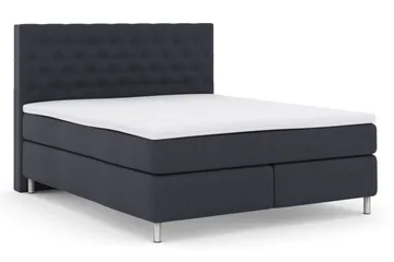 Select No 3 Kontinentalsäng 210x210 Medium - Blå/Metall - Möbler - Sovrum - Sängar - Kontinentalsängar