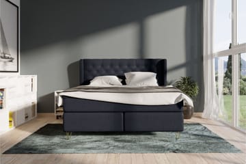 Select No 4 Komplett Sängpaket 120x200 Fast - Blå/Silver - Möbler - Sovrum - Sängar - Komplett Sängpaket