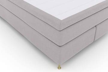 Select No 4 Komplett Sängpaket 140x200 Fast - Ljusgrå/Guld - Möbler - Sovrum - Sängar - Komplett Sängpaket