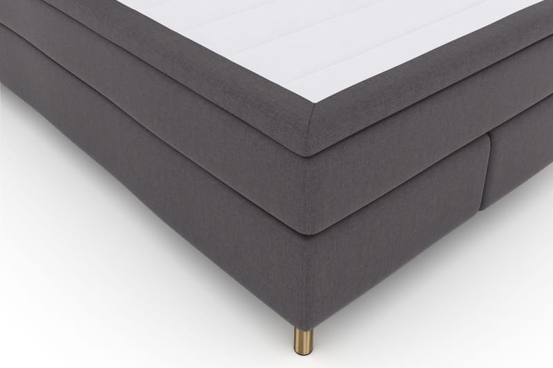 Select No 4 Komplett Sängpaket 140x200 Fast - Mörkgrå/Koppar - Möbler - Sovrum - Sängar - Komplett Sängpaket