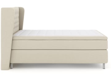 Select No 4 Komplett Sängpaket 140x200 Fast/Medium - Beige/Metall - Möbler - Sovrum - Sängar - Komplett Sängpaket