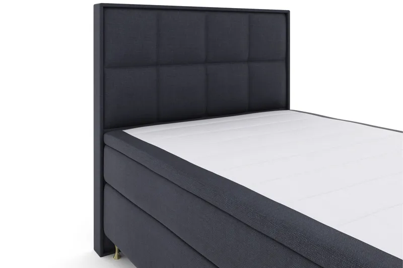 Select No 4 Komplett Sängpaket 140x200 Fast/Medium - Blå/Guld - Möbler - Sovrum - Sängar - Komplett Sängpaket