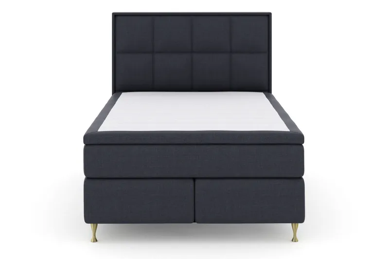 Select No 4 Komplett Sängpaket 140x200 Fast/Medium - Blå/Guld - Möbler - Sovrum - Sängar - Komplett Sängpaket