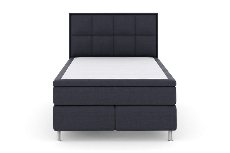 Select No 4 Komplett Sängpaket 140x200 Fast/Medium, Blå/Metall