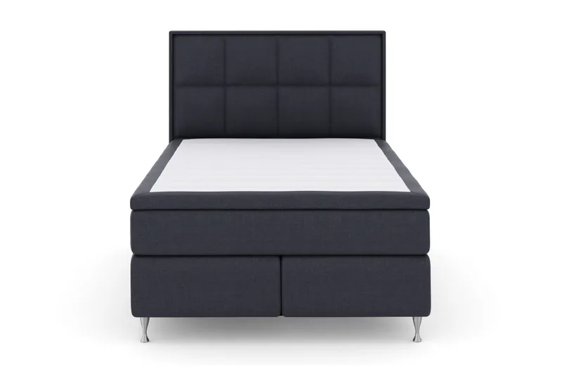 Select No 4 Komplett Sängpaket 140x200 Fast/Medium, Blå/Silver
