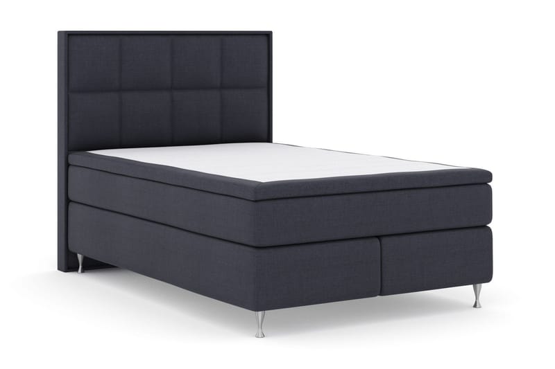 Select No 4 Komplett Sängpaket 140x200 Fast/Medium - Blå/Silver - Möbler - Sovrum - Sängar - Komplett Sängpaket