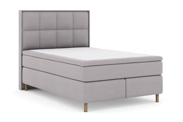 Select No 4 Komplett Sängpaket 140x200 Fast/Medium - Ljusgrå/Koppar - Möbler - Sovrum - Sängar - Komplett Sängpaket