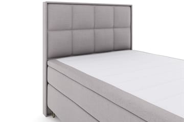 Select No 4 Komplett Sängpaket 140x200 Fast/Medium - Ljusgrå/Metall V-form - Möbler - Sovrum - Sängar - Komplett Sängpaket