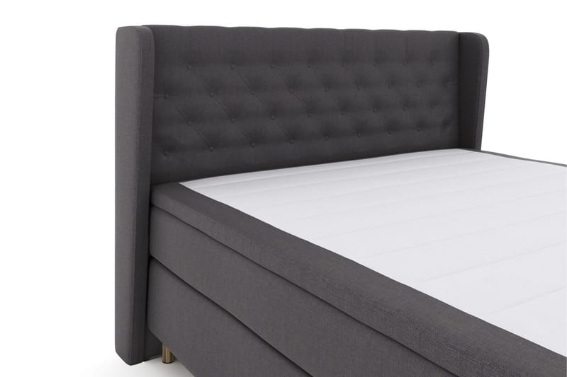 Select No 4 Komplett Sängpaket 160x200 Fast/Medium - Mörkgrå/Koppar - Möbler - Sovrum - Sängar - Komplett Sängpaket