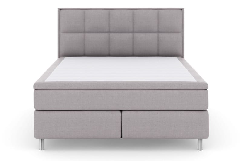 Select No 4 Komplett Sängpaket 160x200 Medium - Ljusgrå/Metall - Möbler - Sovrum - Sängar - Komplett Sängpaket