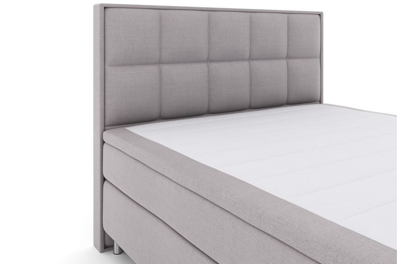 Select No 4 Komplett Sängpaket 160x200 Medium - Ljusgrå/Metall - Möbler - Sovrum - Sängar - Komplett Sängpaket