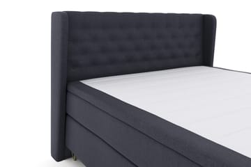 Select No 4 Komplett Sängpaket 180x200 Fast - Blå/Metall V-form - Möbler - Sovrum - Sängar - Komplett Sängpaket
