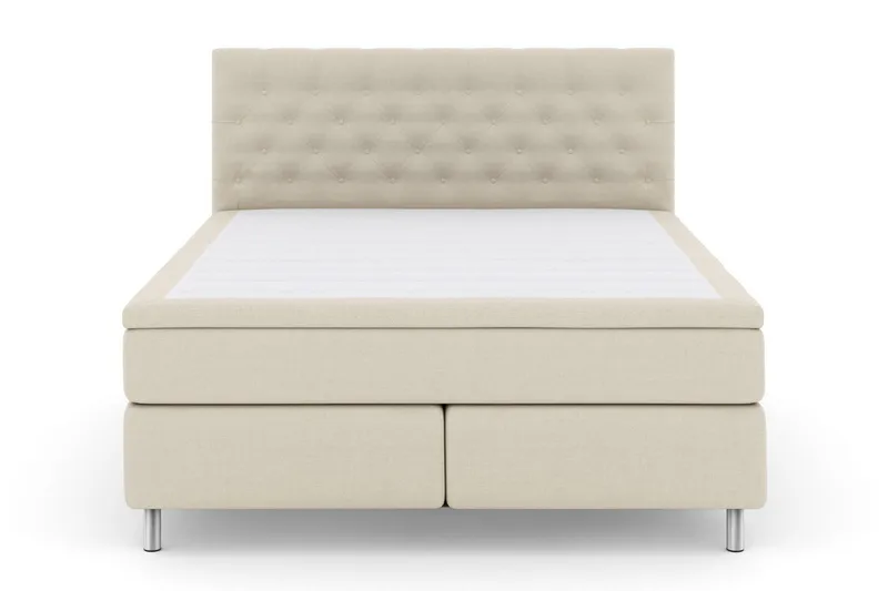 Select No 4 Komplett Sängpaket 180x200 Fast/Medium - Beige/Metall - Möbler - Sovrum - Sängar - Komplett Sängpaket