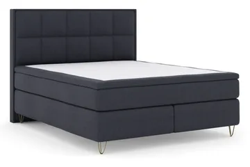 Select No 4 Komplett Sängpaket 180x200 Fast/Medium - Blå/Metall V-form - Möbler - Sovrum - Sängar - Komplett Sängpaket