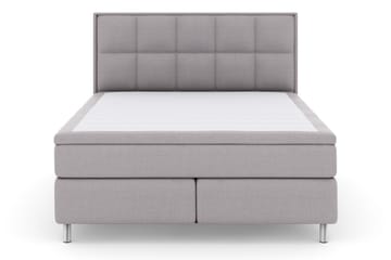 Select No 4 Komplett Sängpaket 180x200 Fast/Medium - Ljusgrå/Metall - Möbler - Sovrum - Sängar - Komplett Sängpaket
