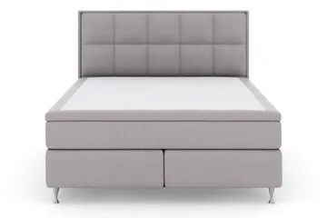 Select No 4 Komplett Sängpaket 180x200 Medium - Ljusgrå/Silver - Möbler - Sovrum - Sängar - Komplett Sängpaket