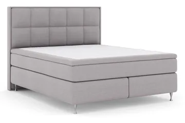Select No 4 Komplett Sängpaket 180x200 Medium - Ljusgrå/Silver - Möbler - Sovrum - Sängar - Komplett Sängpaket