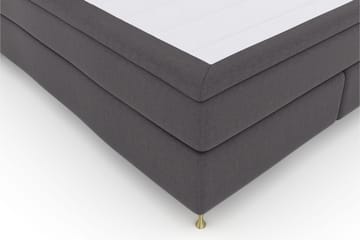 Select No 4 Komplett Sängpaket 180x200 Medium - Mörkgrå/Guld - Möbler - Sovrum - Sängar - Komplett Sängpaket