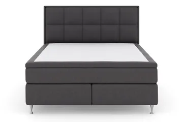 Select No 4 Komplett Sängpaket 180x200 Medium - Mörkgrå/Silver - Möbler - Sovrum - Sängar - Komplett Sängpaket