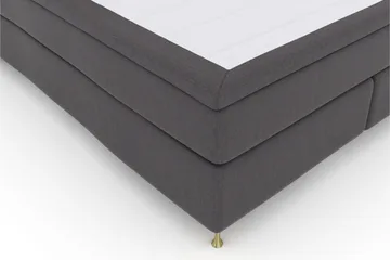 Select No 4 Kontinentalsäng 180x200 Fast/Medium - Mörkgrå/Guld - Möbler - Sovrum - Sängar - Kontinentalsängar