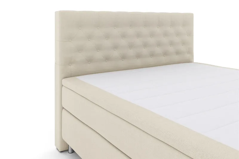 Select No 4 Kontinentalsäng 210x210 Fast - Beige/Metall - Möbler - Sovrum - Sängar - Kontinentalsängar