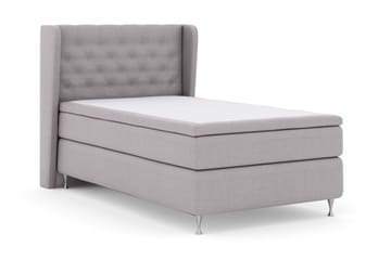 Select No 5 Komplett Sängpaket 120x200 Fast Watergel - Ljusgrå/Silver - Möbler - Sovrum - Sängar - Komplett Sängpaket