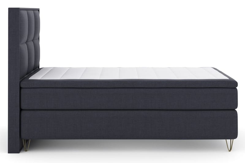 Select No 5 Komplett Sängpaket 120x200 Medium Latex - Blå/Metall V-form - Möbler - Sovrum - Sängar - Komplett Sängpaket