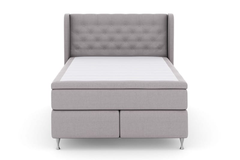Select No 5 Komplett Sängpaket 140x200 Fast Watergel - Ljusgrå/Silver - Möbler - Sovrum - Sängar - Komplett Sängpaket
