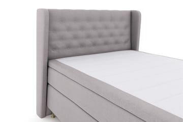 Select No 5 Komplett Sängpaket 140x200 Fast/Medium Watergel - Ljusgrå/Guld - Möbler - Sovrum - Sängar - Komplett Sängpaket
