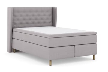 Select No 5 Komplett Sängpaket 140x200 Fast/Medium Watergel - Ljusgrå/Koppar - Möbler - Sovrum - Sängar - Komplett Sängpaket