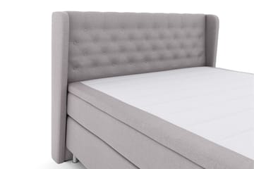 Select No 5 Komplett Sängpaket 160x200 Fast/Medium Latex - Ljusgrå/Metall - Möbler - Sovrum - Sängar - Komplett Sängpaket