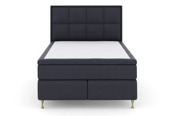 Select No 5 Komplett Sängpaket 160x200 Fast/Medium Watergel - Blå/Guld - Möbler - Sovrum - Sängar - Komplett Sängpaket