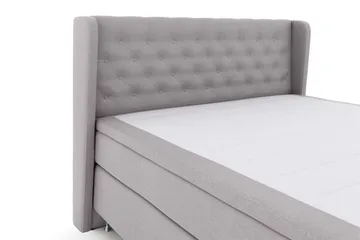 Select No 5 Komplett Sängpaket 210x210 Fast Watergel - Ljusgrå/Silver - Möbler - Sovrum - Sängar - Komplett Sängpaket