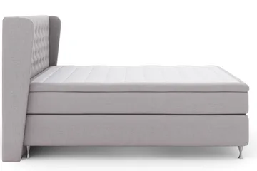 Select No 5 Komplett Sängpaket 210x210 Fast Watergel - Ljusgrå/Silver - Möbler - Sovrum - Sängar - Komplett Sängpaket