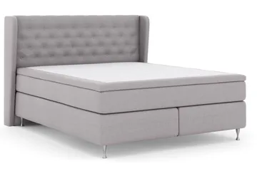 Select No 5 Komplett Sängpaket 210x210 Fast Watergel - Ljusgrå/Silver - Möbler - Sovrum - Sängar - Komplett Sängpaket
