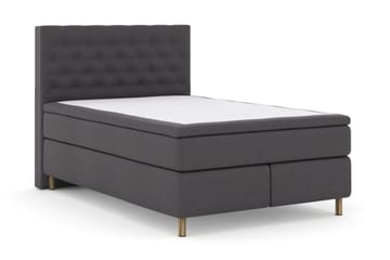Select No 5 Kontinentalsäng 140x200 Fast/Medium Latex - Mörkgrå/Koppar - Möbler - Sovrum - Sängar - Kontinentalsängar