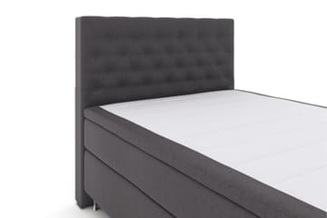 Select No 5 Kontinentalsäng 140x200 Fast/Medium Latex - Mörkgrå/Silver - Möbler - Sovrum - Sängar - Kontinentalsängar